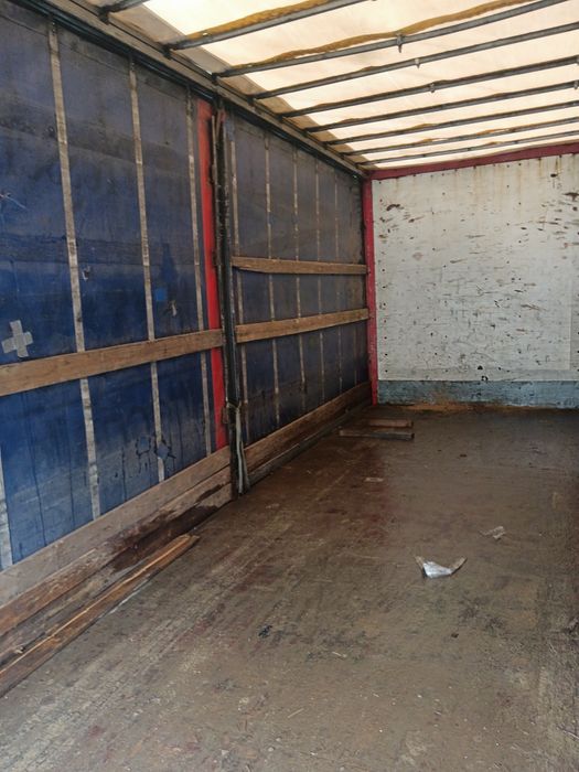 Suprastructura camion, duba cu prelata  pe role, magazie 7,1m