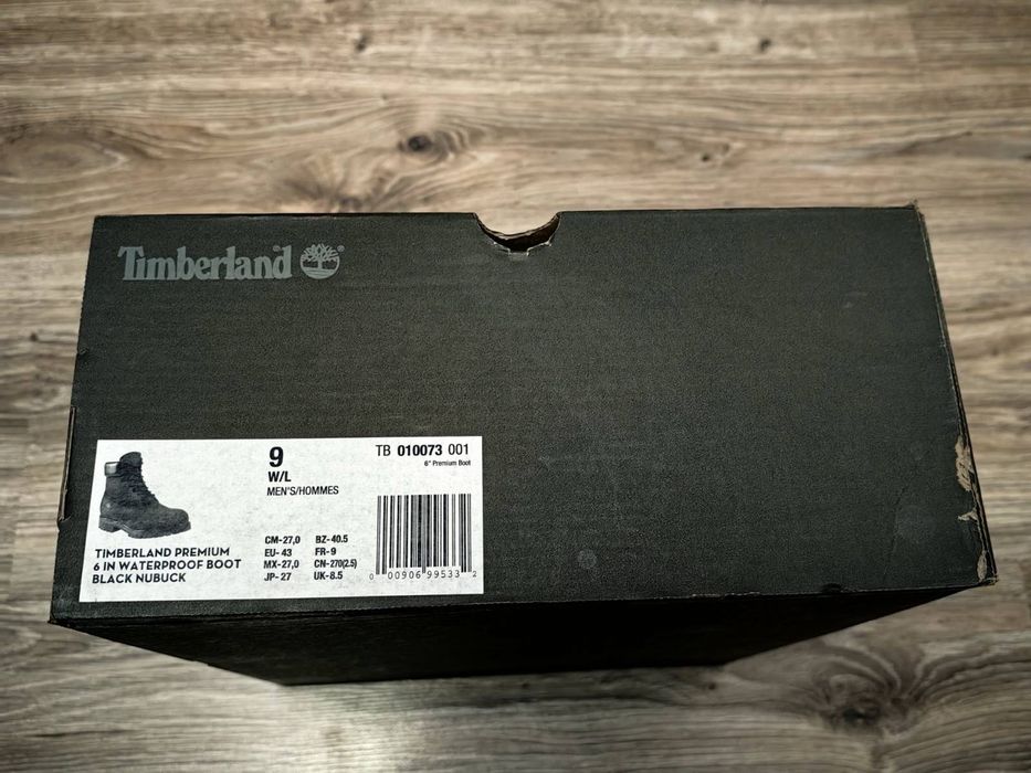 МЪЖКИ ОБУВКИ TIMBERLAND 6-инчови водоустойчиви черни боти