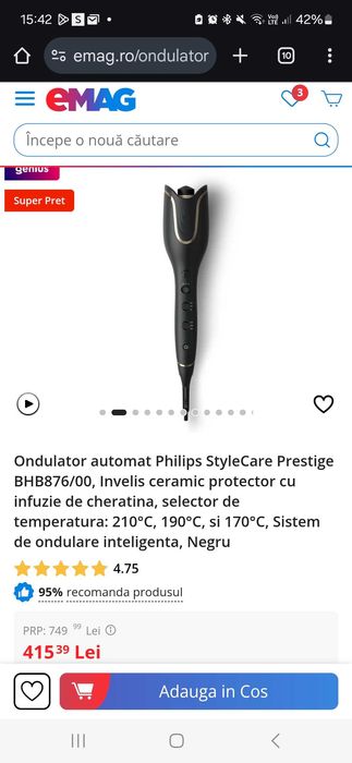 Ondulator Par autoamt Philips