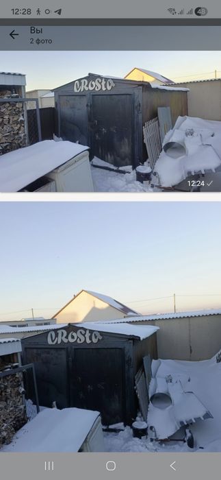 Продам железный гараж