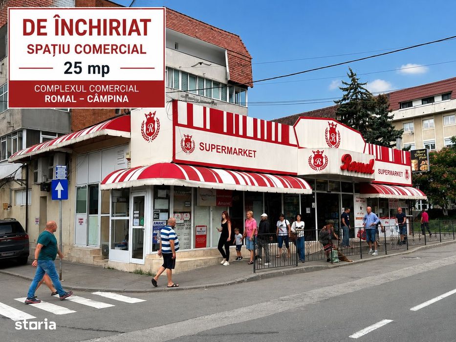 Spațiu comercial de închiriat – Complexul Comercial Romal, Câmpina