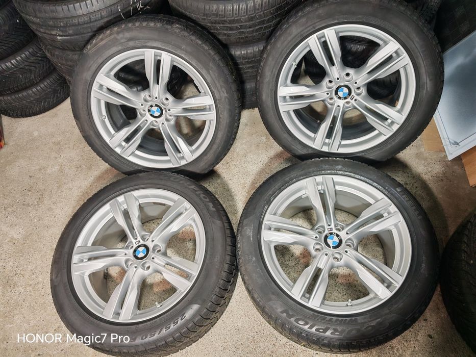Jante originale M-Paket BMW X5 F15 X6 F16 255 50R19 PIRELLI iarnă