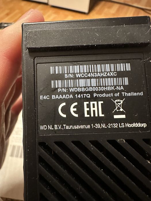 HDD Extern WD My  Book 3T