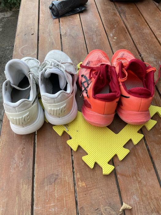 кроссовки найк и асикс