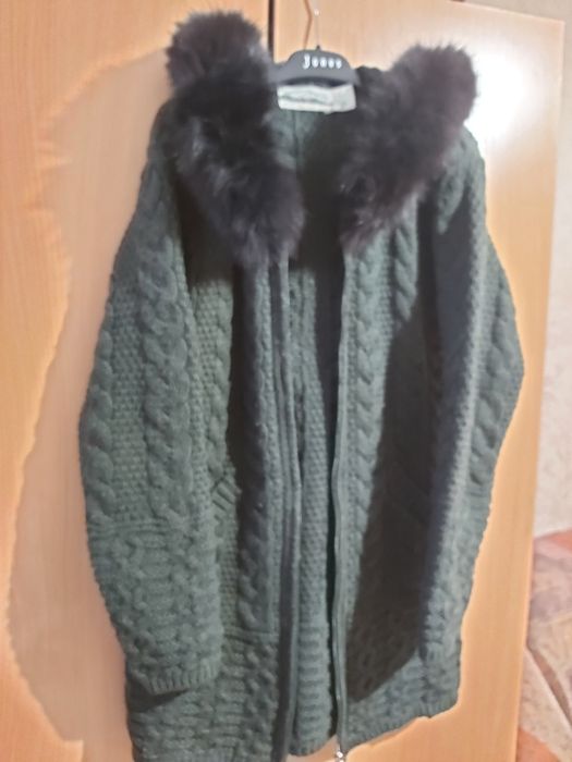 Жилетка с естествен пух