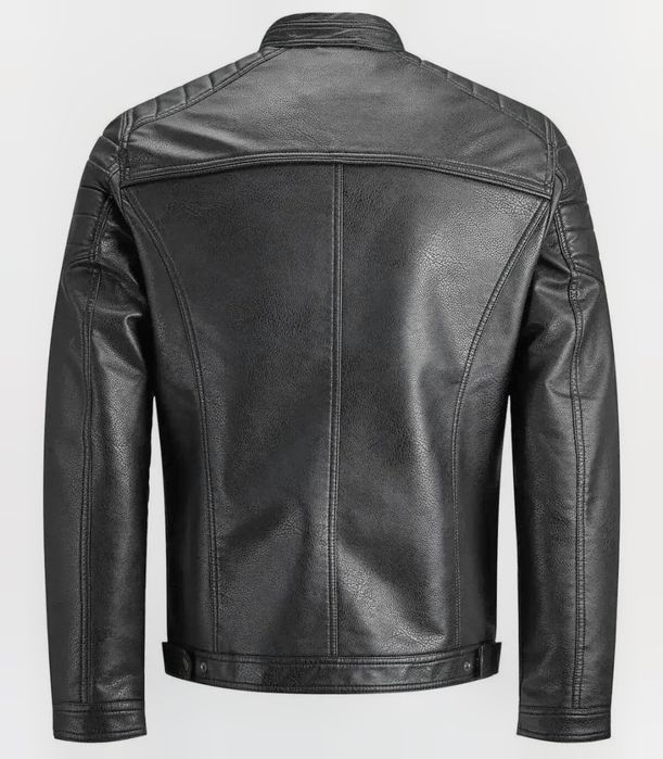 Jack & Jones Jachetă de piele pentru bărbați Rocky
