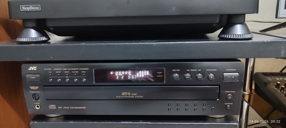 СД проигрыватель JVC XL-F254