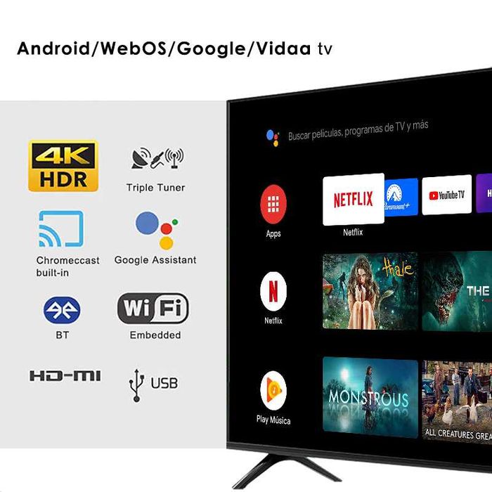 Телевизор HiTV 43 (диагональ: 110 см, smart)