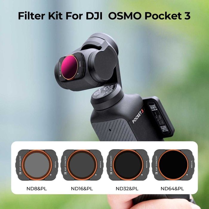 UV CPL ND Филтри K&F Concept за DJI Osmo Pocket 3