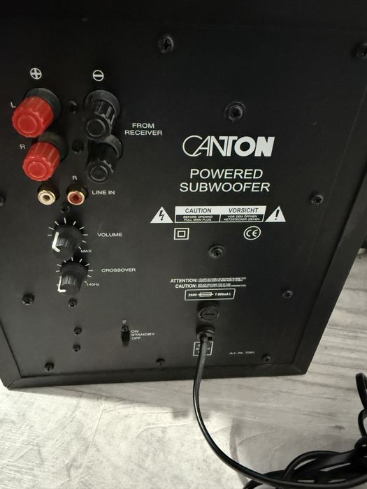 Amplificatoare+Subwoofer activ defecte