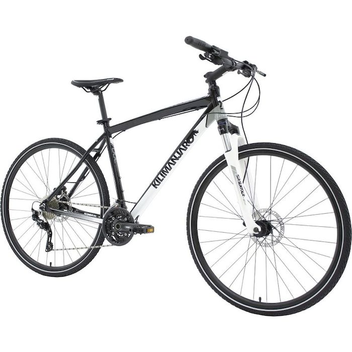 Bicicleta trekking 28 inch  X-Fact Cross Pro, 30 viteze 14.8kg negru, marime cadru 22