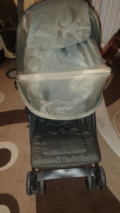 Vând căruț pentru copil, model sport, 2 în 1, marca Eurocart