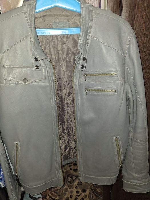 Куртка кожаная мужская.