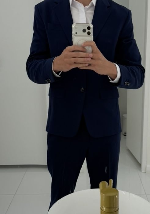 Costum Zara barbati Bleu marin