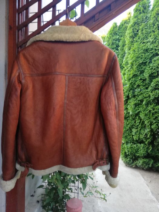 Geaca piele Aviator M Ezkerras cu blana