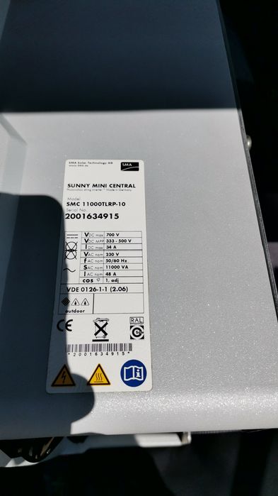 Invertor sma 11kw  monofazat