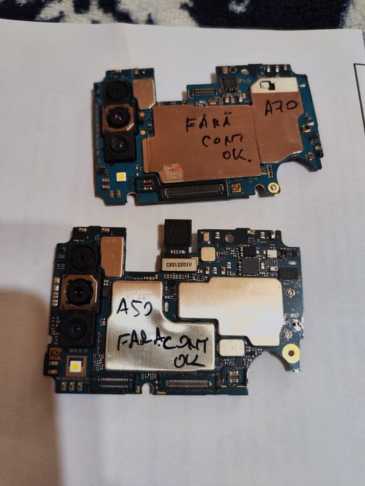 Placi de baza de Samsung a50 si a70 fara cont