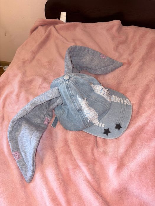 Kpop Denim Bunny hat