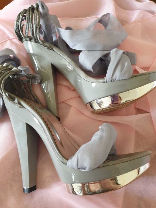 Sandale stiletto de ocazie Janni&Janni cu serie! 36, NOI!