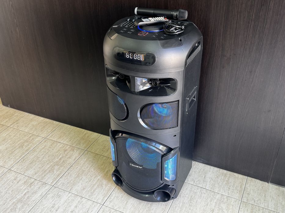 Преносима аудио система Crown GTB-602TW / 350W