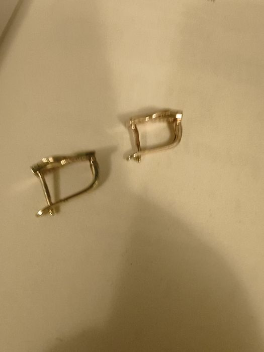 Обеци - позлатени 14 карата/585 RG