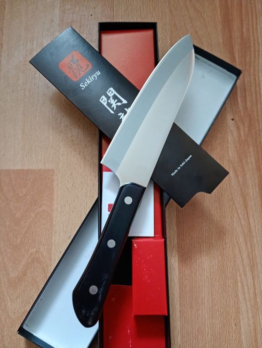 Cuțit Japonez Original SEKIRYU - Satâr 16.5 cm - Made in Japan
