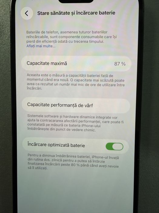 Iphone 14 Pro Max 128 GB  87% Baterie - stare perfecta