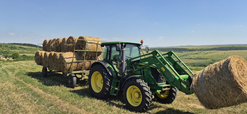 John deere 6100 MC cu incarcator frontal profesional!