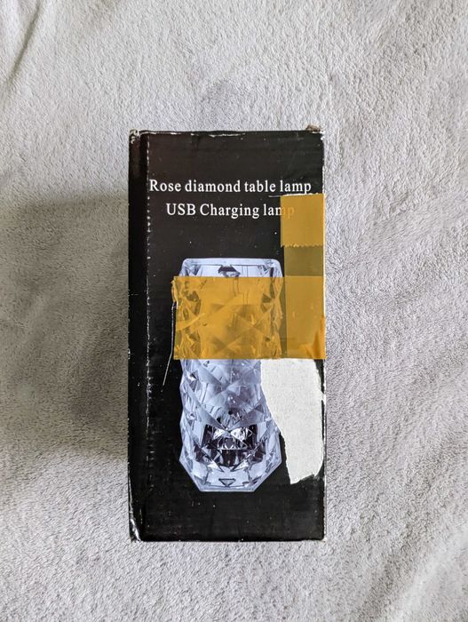 Кристална LED лампа Rose Diamond | Дистанционно и батерия