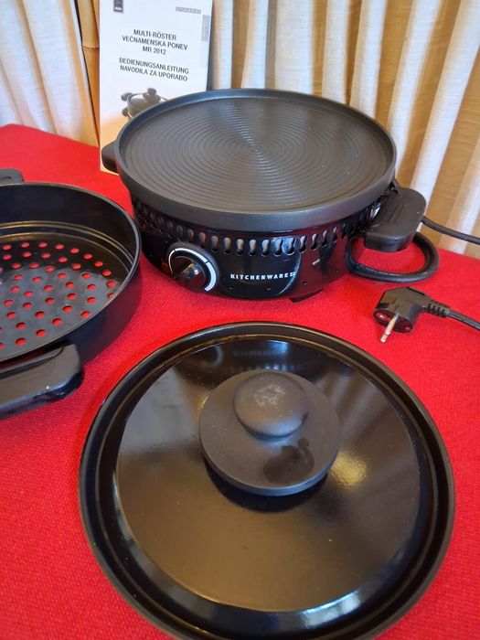 Cuptor multifuncțional Stöckli pentru castane, grătar si clătite.