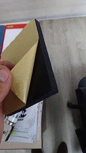 Каучуковая звукоизоляция 10 мм, шумоизоляция, самоклеющаяся рулонная: 4 ...