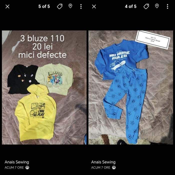 Lot de haine pentru băieți 110