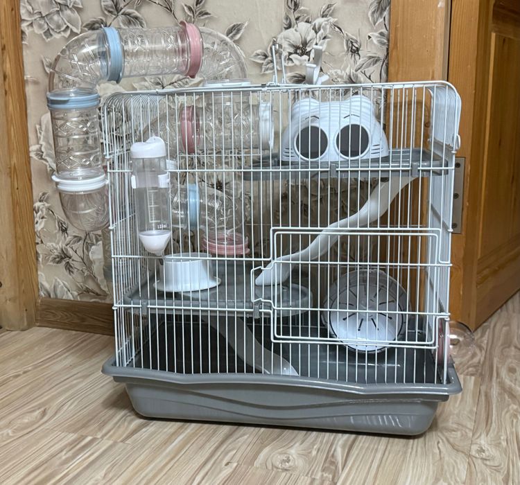 Клетка для хомяка 3х этажная