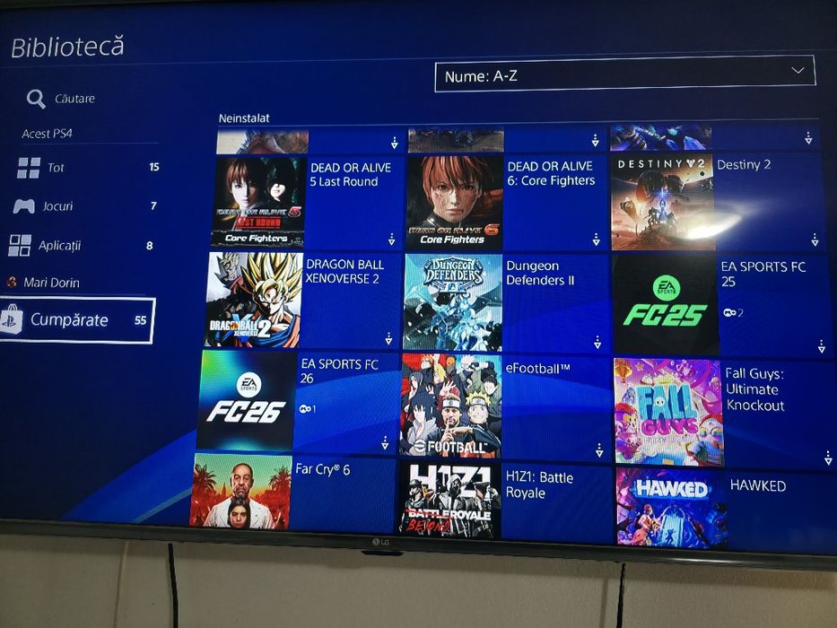 Ps4 Pro Playstation4 Pro + 55 jocuri GTA5-FC26-MINECRAFT