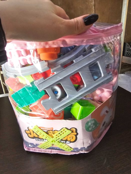 Конструктор детский с жд дорогой