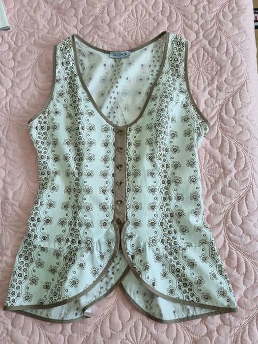 Памучна лятна блуза, 44 размер