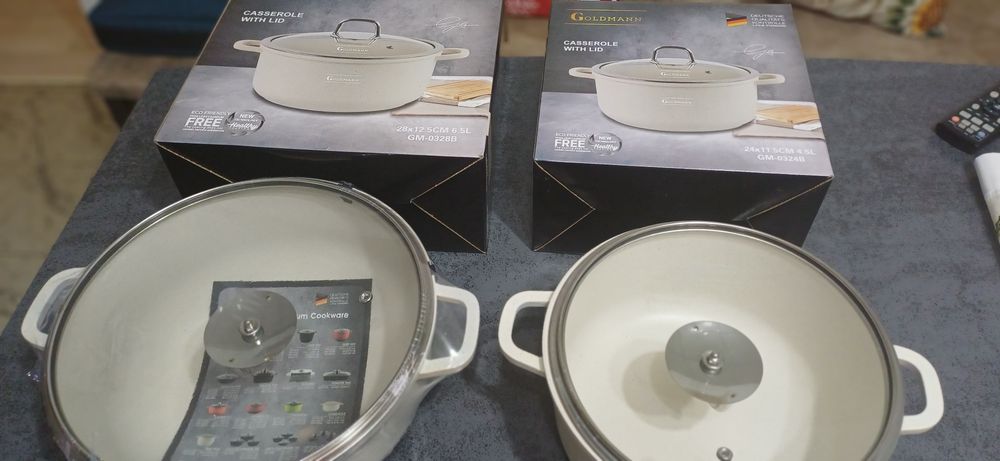 Тенджери Goldmann GM-0328B, 6.5 л и 4,5л