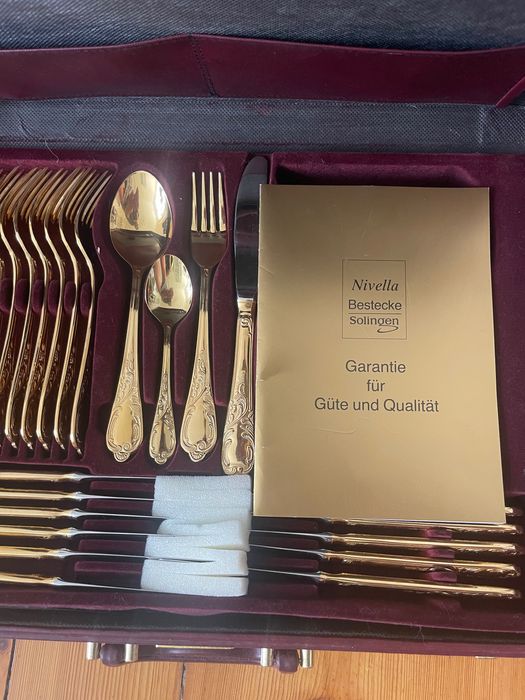 Позлатени прибори Nivela Solingen