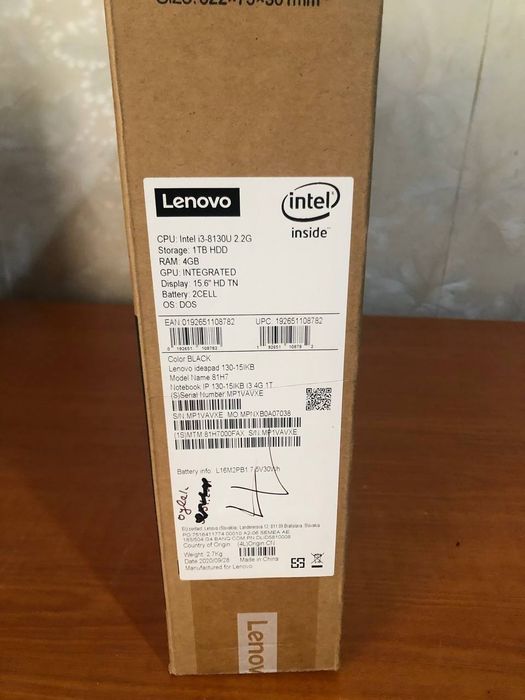 Lenovo Noutbuk sotiladi