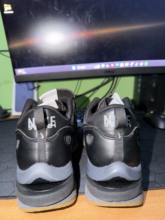 Маратонки Nike x Sacai VaporWaffle Black Gum