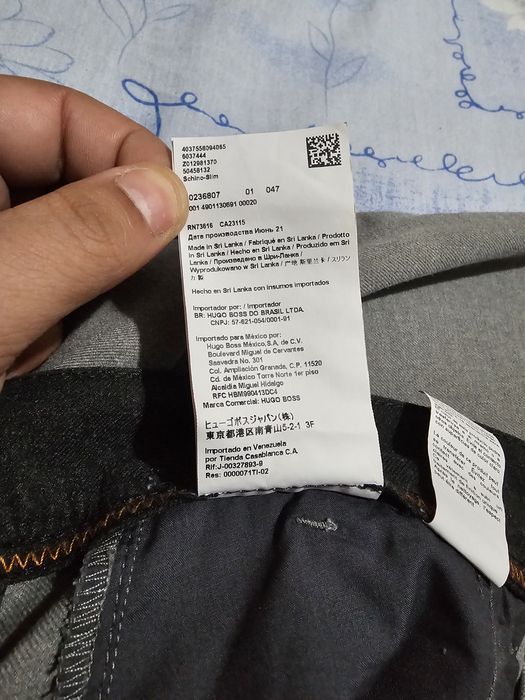 Hugo Boss Slim – мъжки елегантен панталон, сив