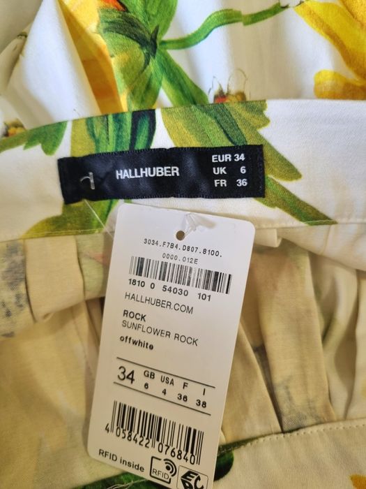 Fusta midi floarea soarelui Hallhuber