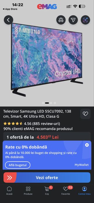 Tv Samsung Led 138 ultra hd  4k
