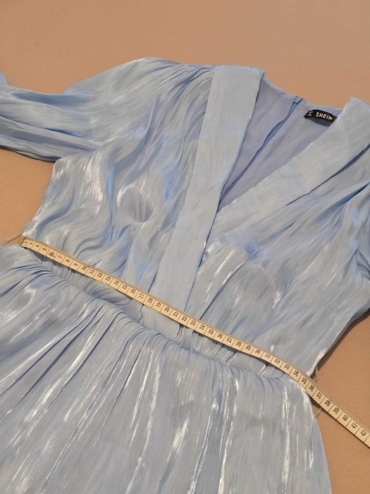 Rochie eleganta tip salopeta, cu volane