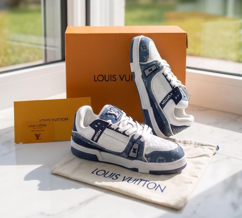 Adidasi LV Trainer Blue Jeans - Full Box