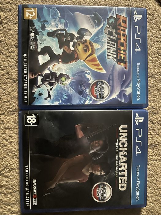 Продаю игры на Sony Playstation 4