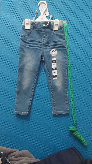 Pantaloni fas , blugi marime 92