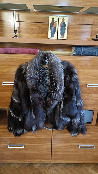 Haina blana vulpe siberiana calitate mare