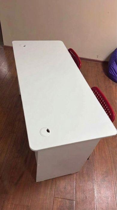 Парта учебная белая