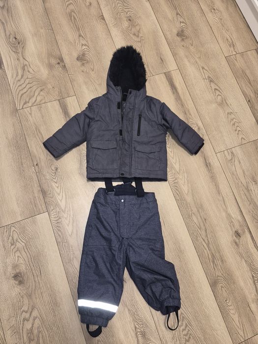 Set zapada  Pantaloni ski h&m 92-98 si geaca 98